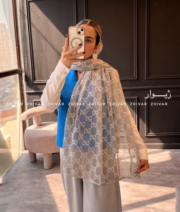 شال تور نخی 12526 GUCCI - Image 10